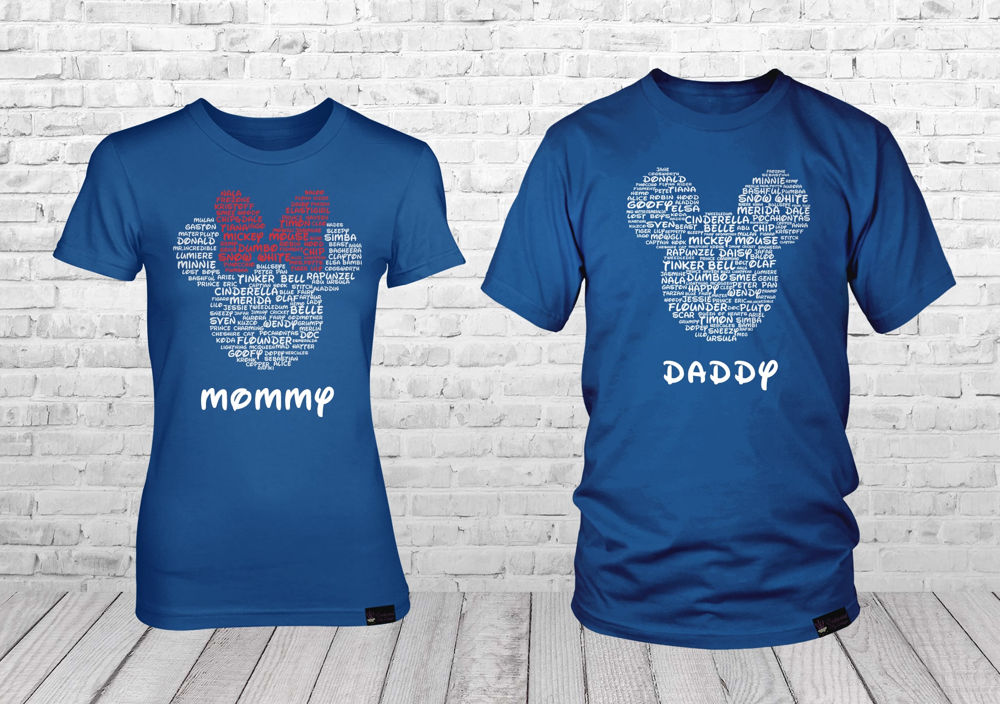 Matching Disney World Family Vacation Shirts Featuring Mickey and Minnie Head Ears Can Be 